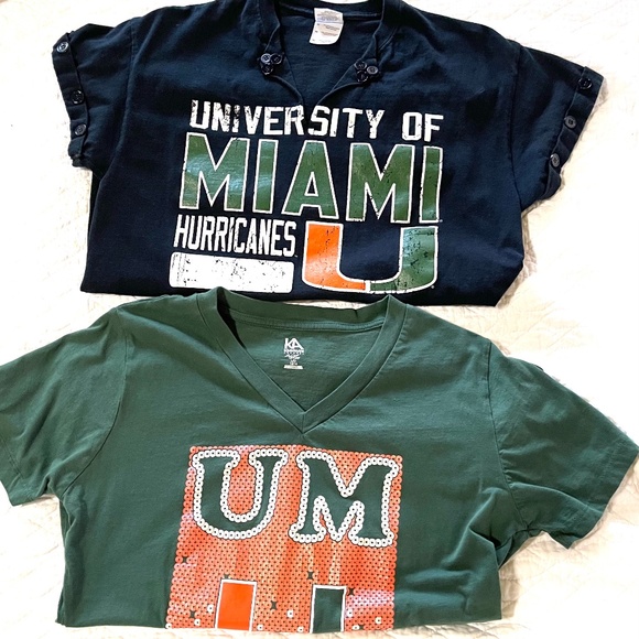 University of Miami T shirts - Picture 1 of 3